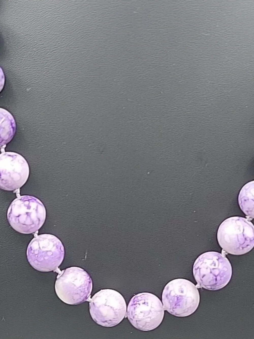 Vintage Newhouse Purple Moonglow Lucite Beaded 25